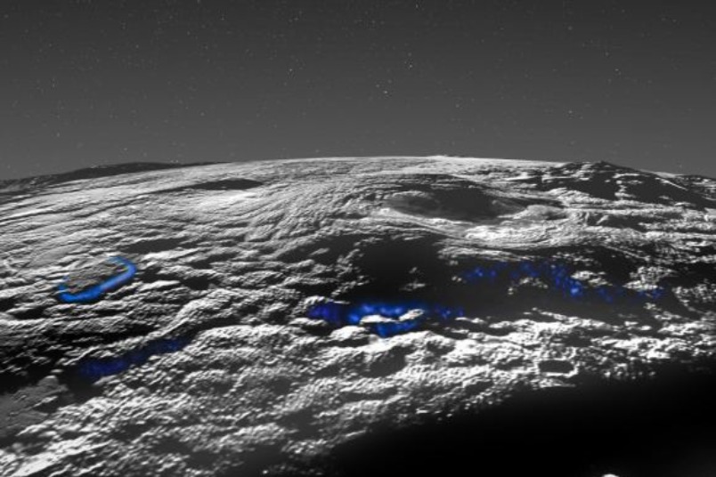 科學家發現冰火山導致冥王星的地貌改變