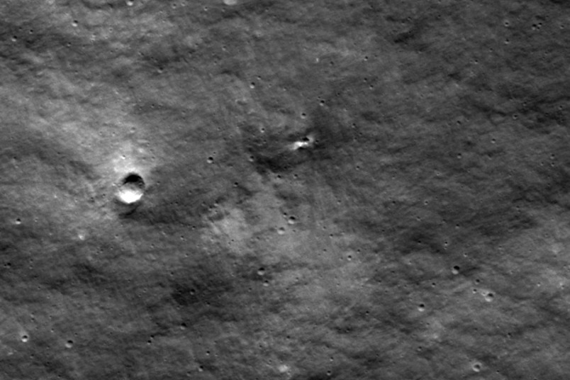 發現疑似俄羅斯墜毀月球探測器的撞擊坑