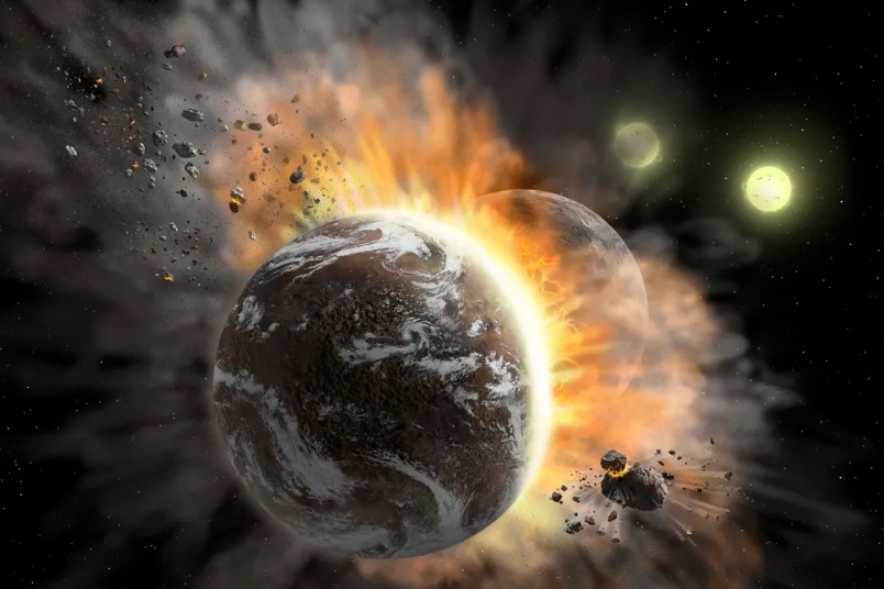 業餘天文學家也許發現了兩個巨行星的碰撞現場