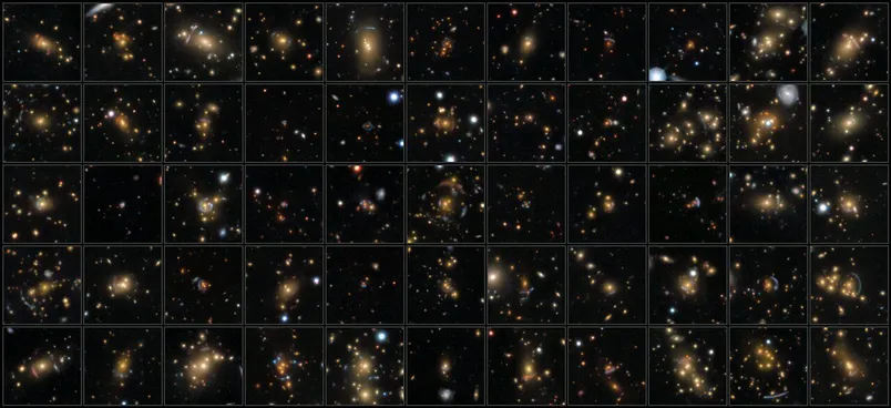 宇宙最大二維地圖協助發現70個新重力透鏡